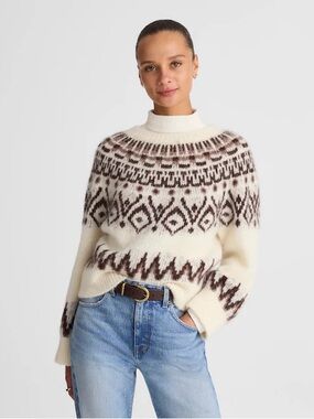 Madewell Fair Isle Boxy Sweater